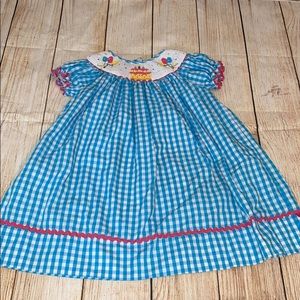Marmellata smocked birthday dress Sz 3T